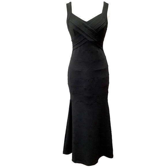 Candalite Dresses & Skirts - Womens Formal Dress Candalite Black Mermaid Bandage sz M Sleeveless Sexy NWT
